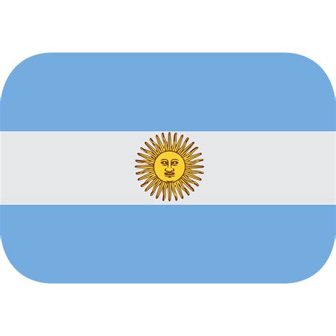 emoji de bandera argentina